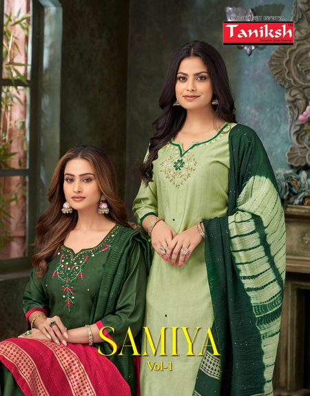 Samiya Vol 1 By Taniksh Vatican Kurti Bottom With Dupatta Wholesale Suppliers In Mumbai